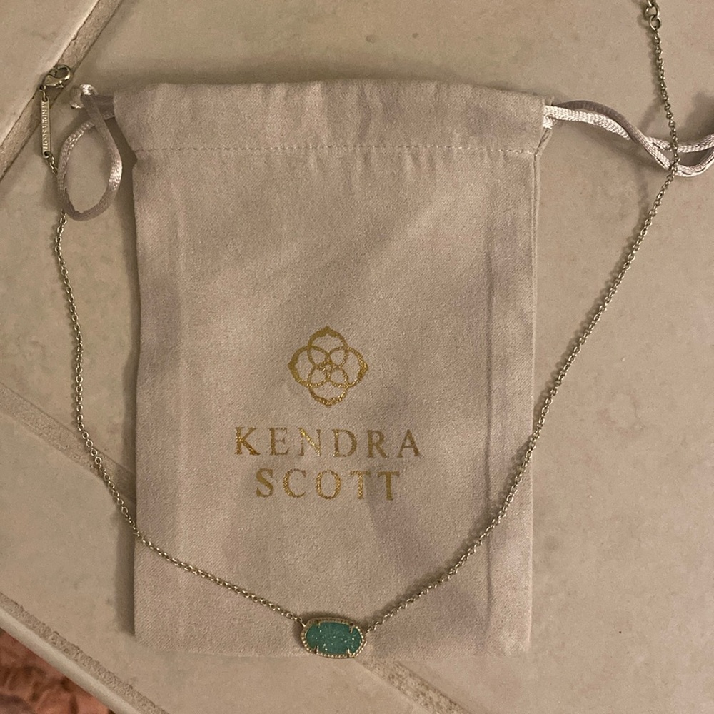 Kendra Scott turquoise gem necklace